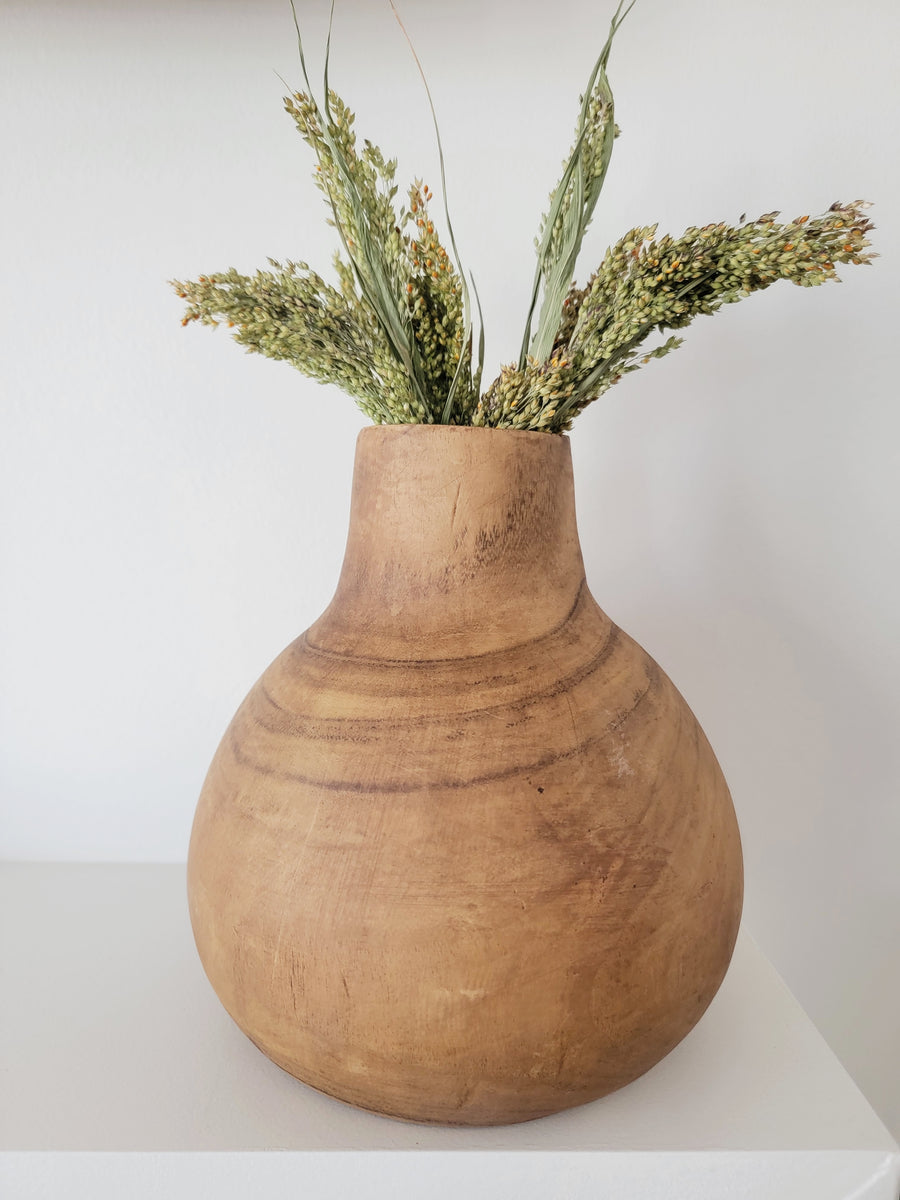 Wood Vases