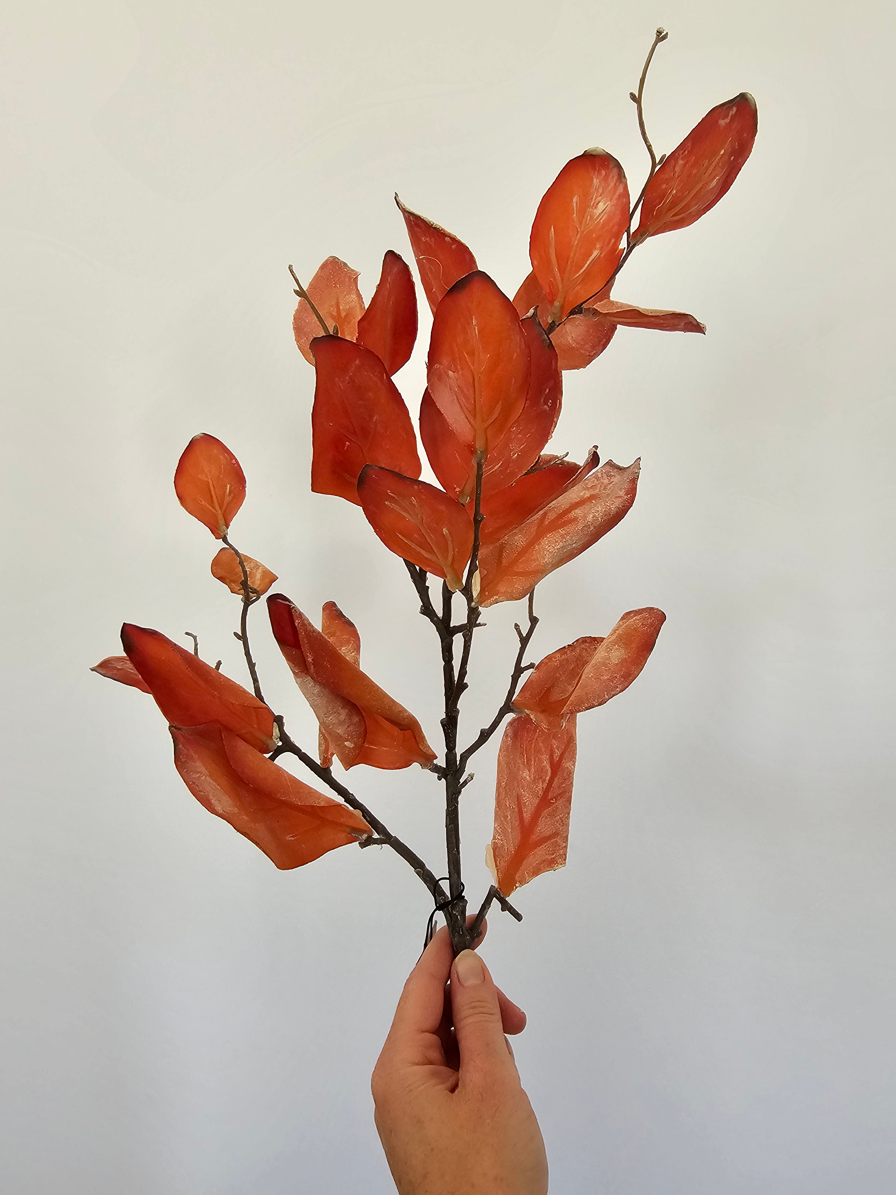 Fall faux leaf pick