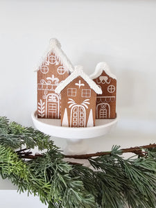 Gingerbread houses set of 3