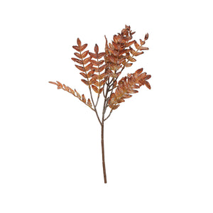 Brown faux fern leaf pick