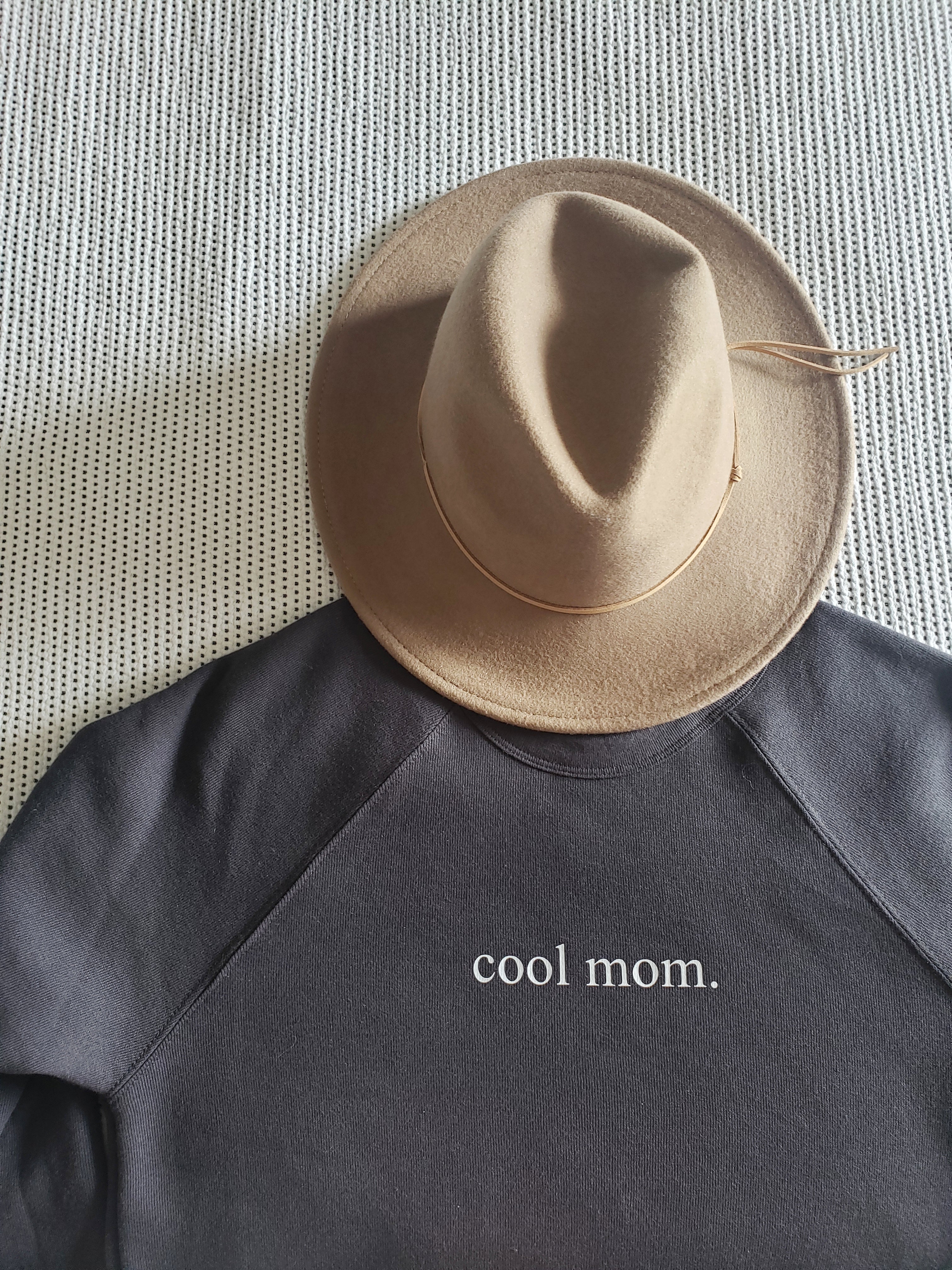 Cool Mom Charcoal Fleece Sweatshirt