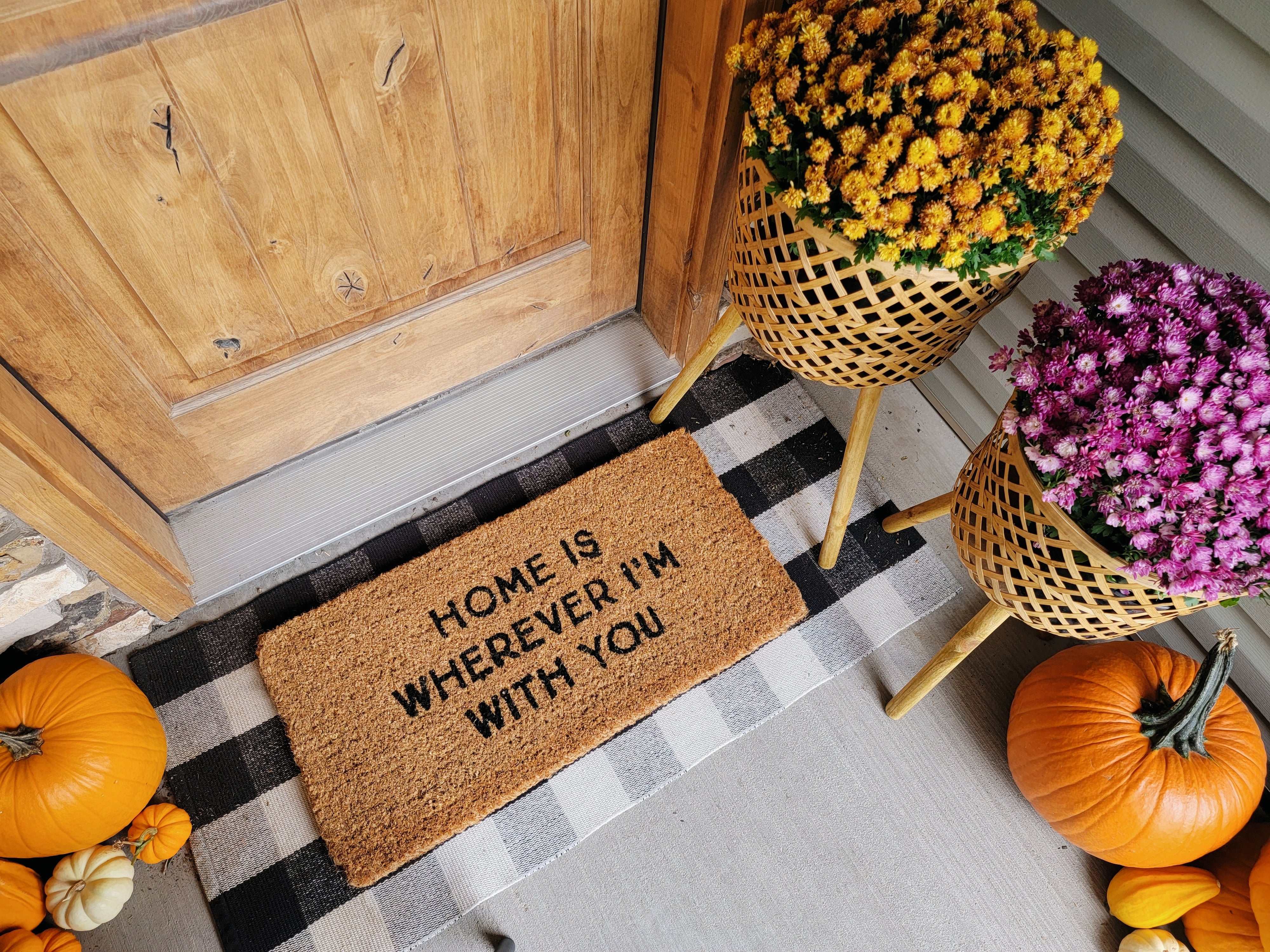 Home is Wherever I'm With You Doormat