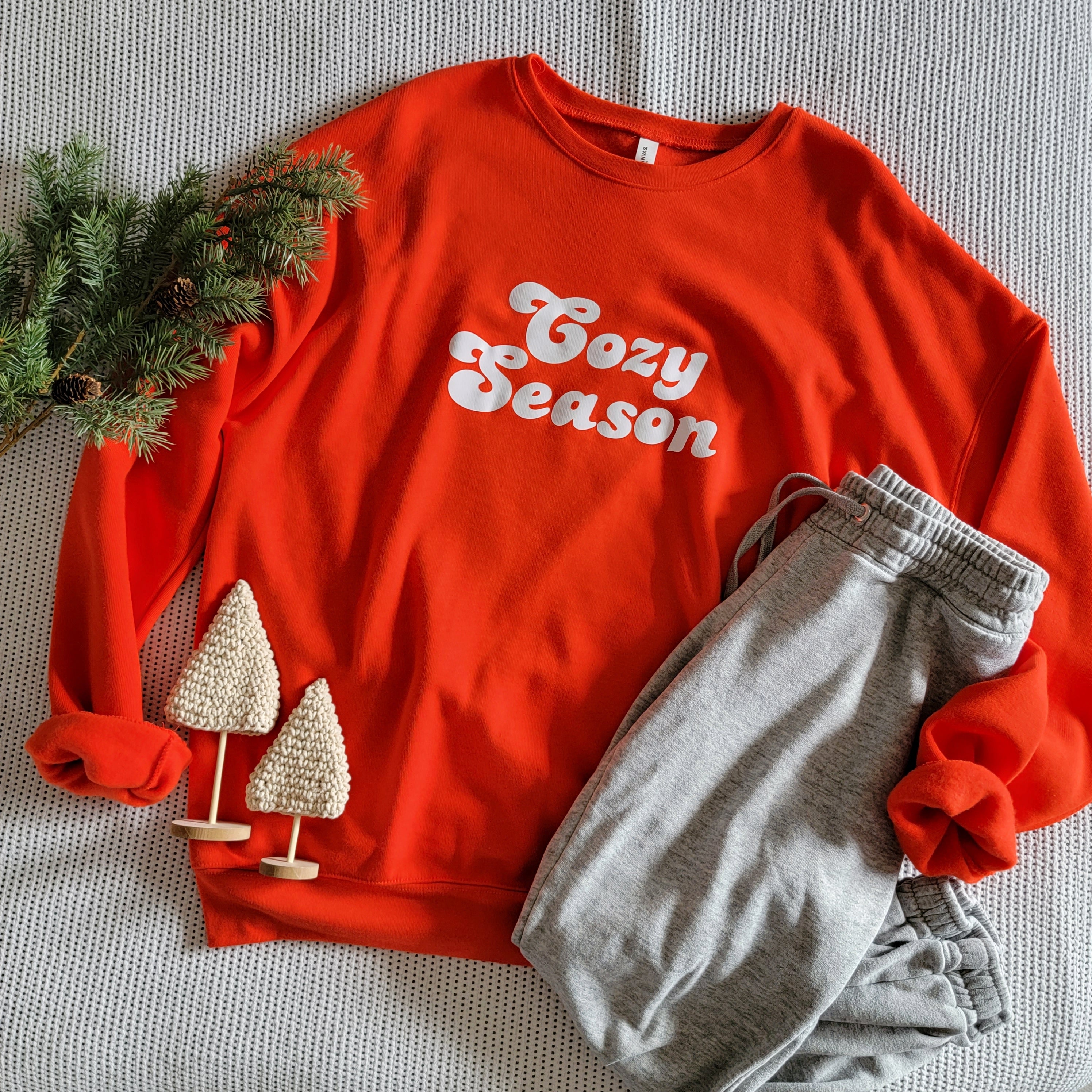 Cozy Season fleece sweatshirt