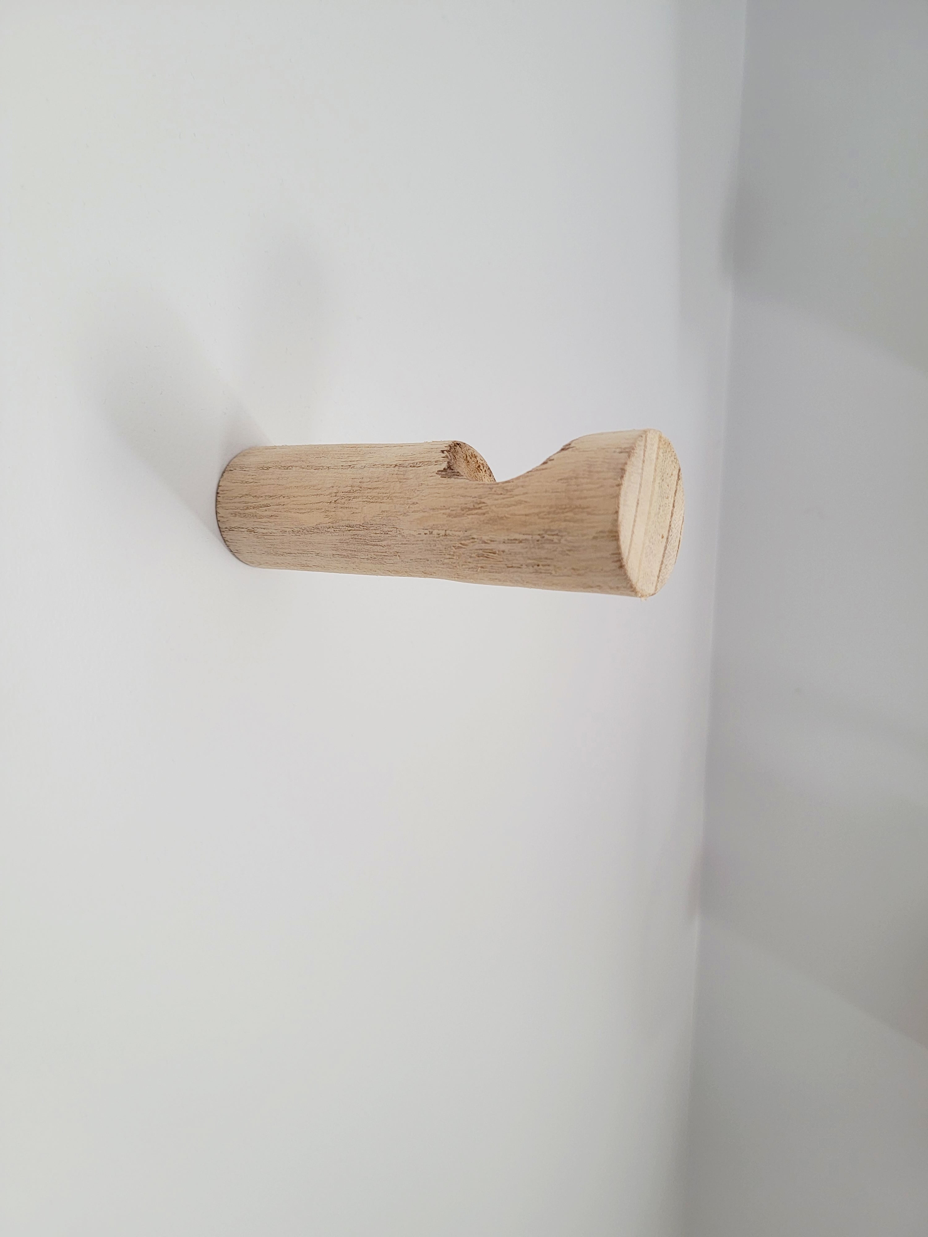 Large wood wall hook
