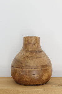 Wood vase